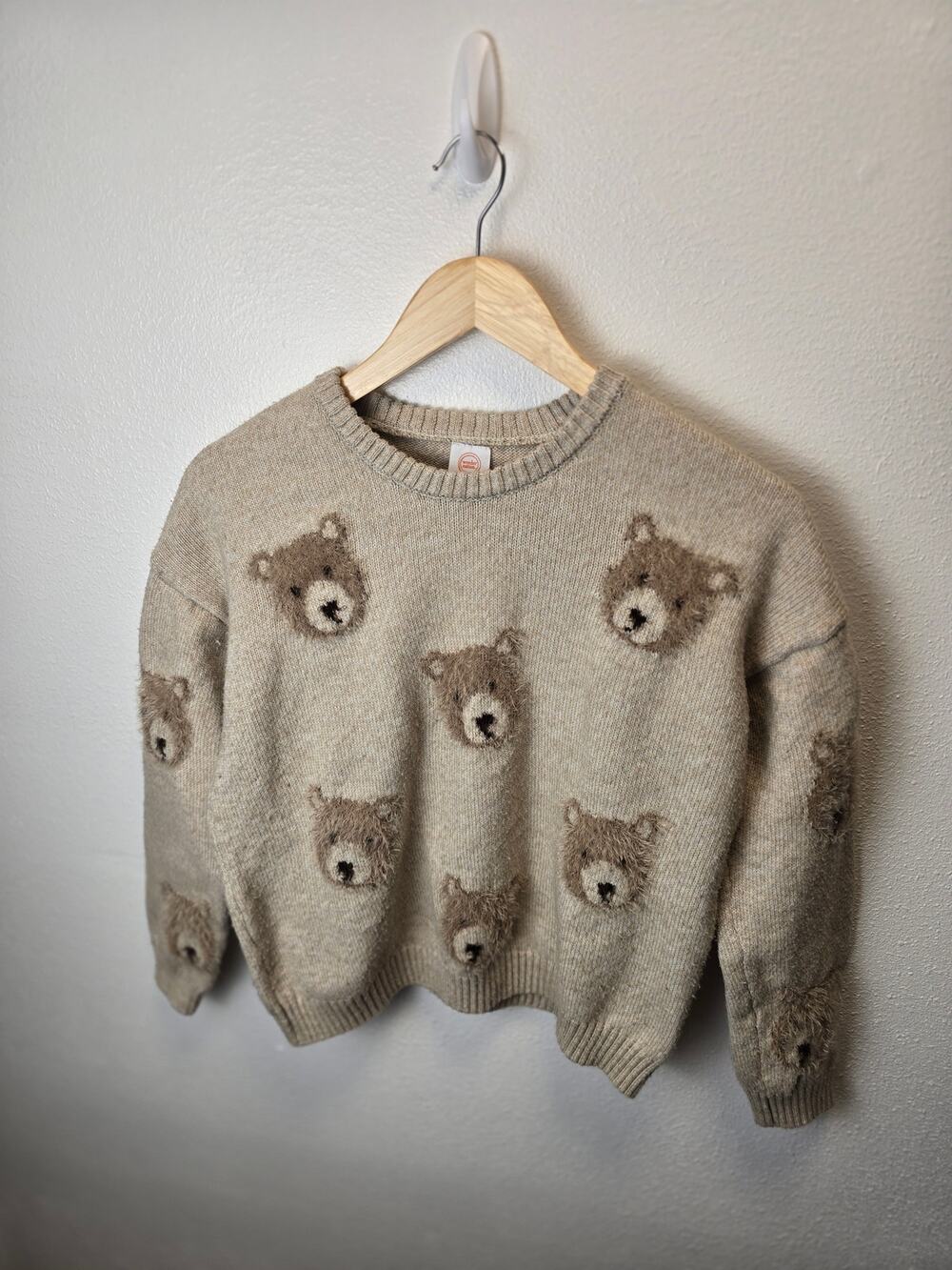 Wonder Nation Bear Shirt L (10-12)